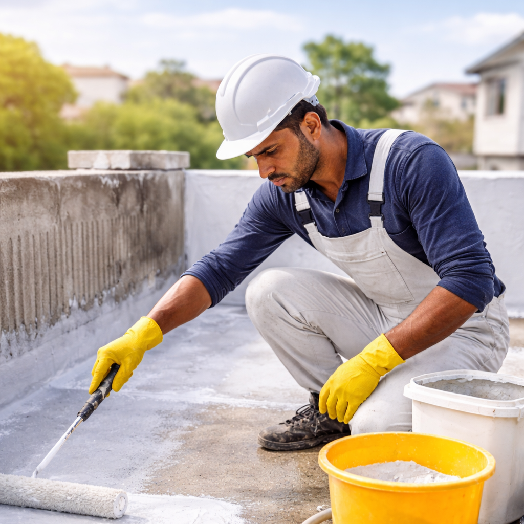 Terrace Waterproofing in Trichy roof leakage protection