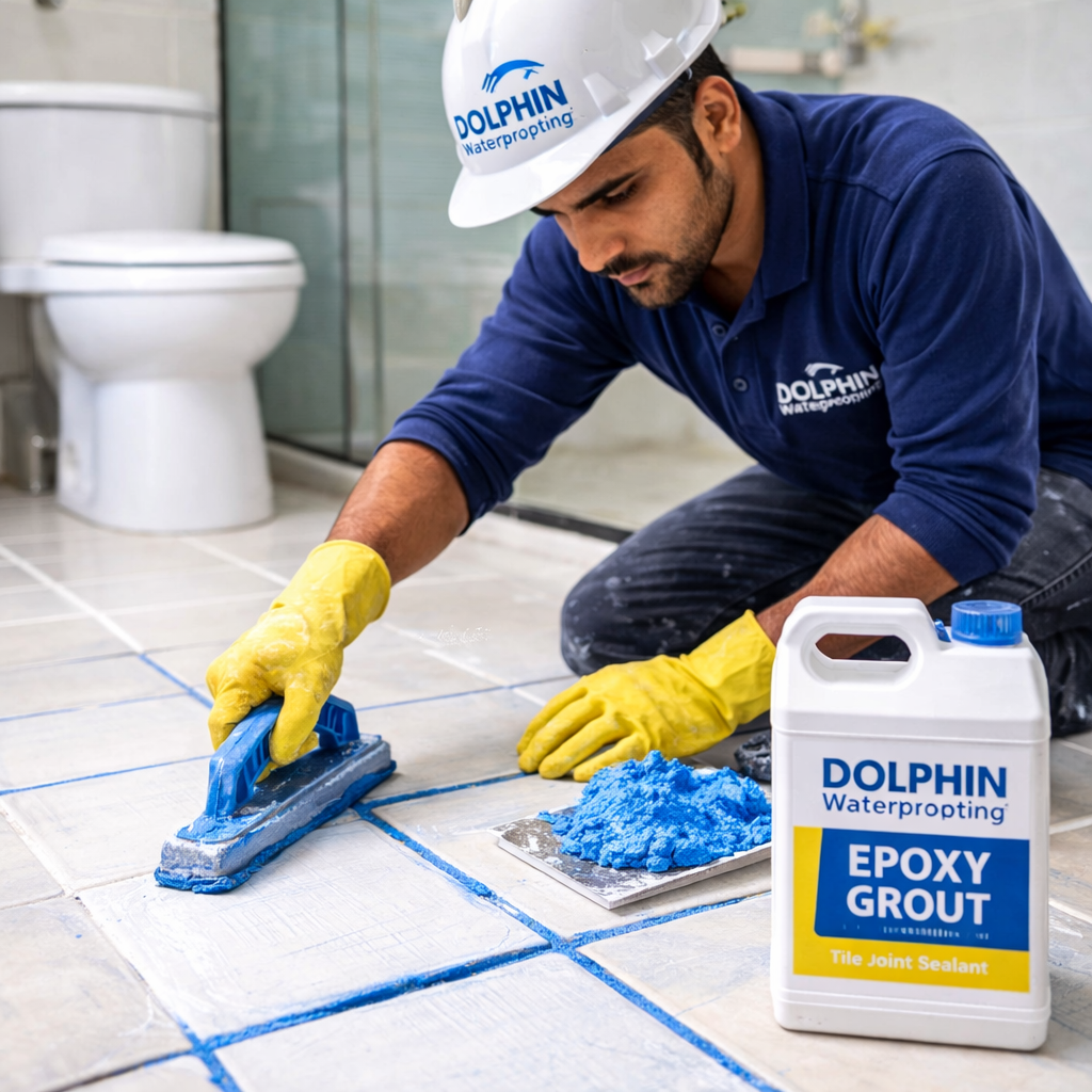 Bathroom tiles epoxy in Trichy without breaking tiles